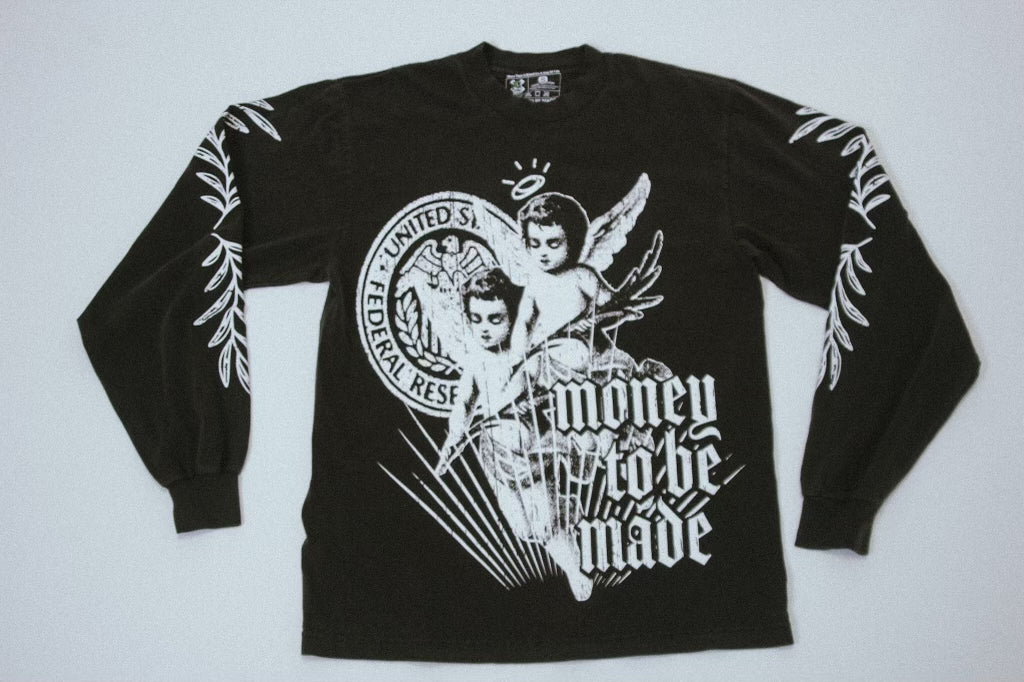 Angel Leafs Oversized Long Sleeve