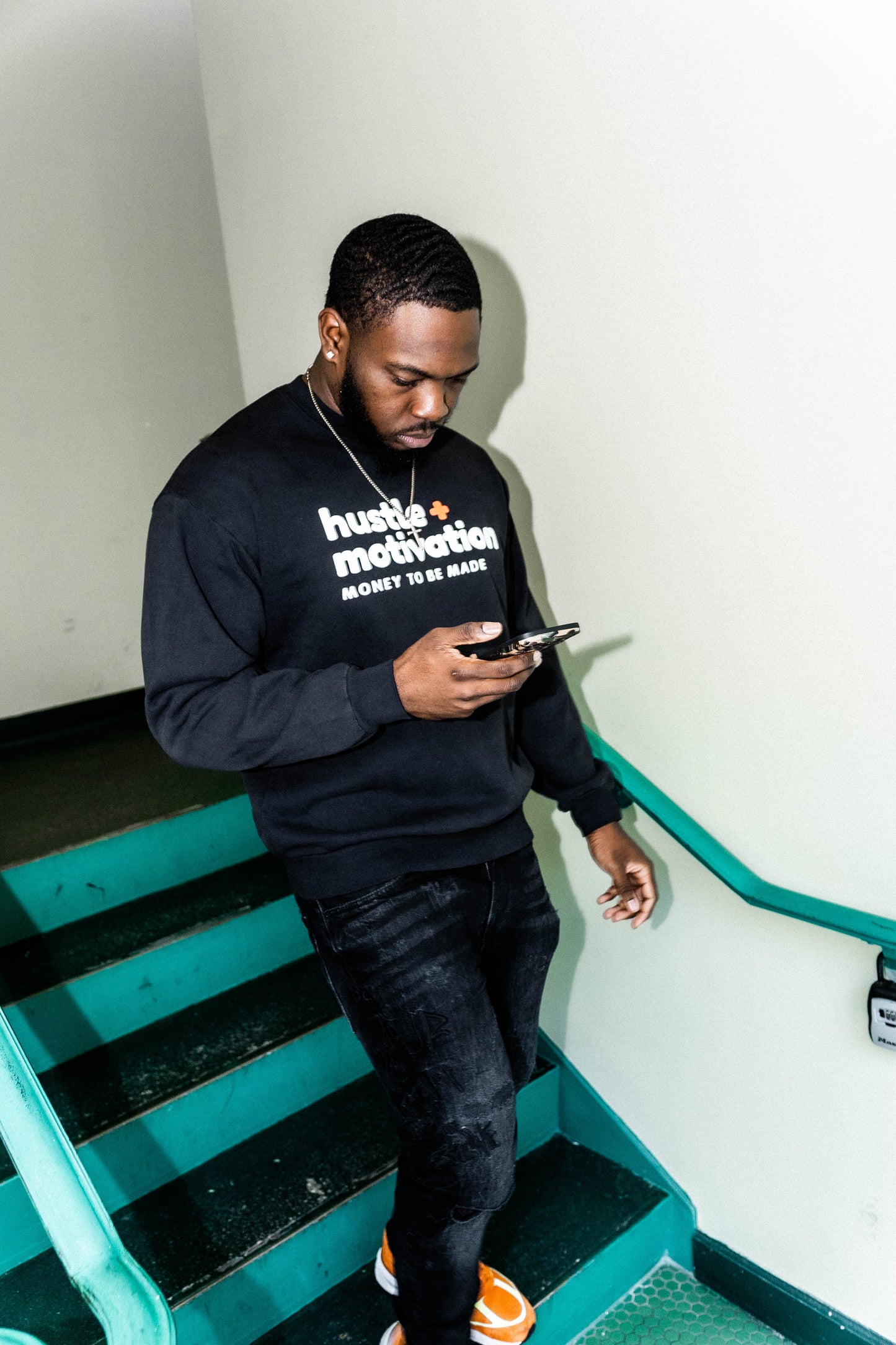 Hustle + Motivation Crew Neck